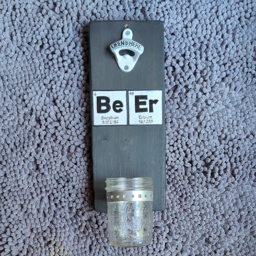 Periodic Table Wall Mounted Bottle Opener